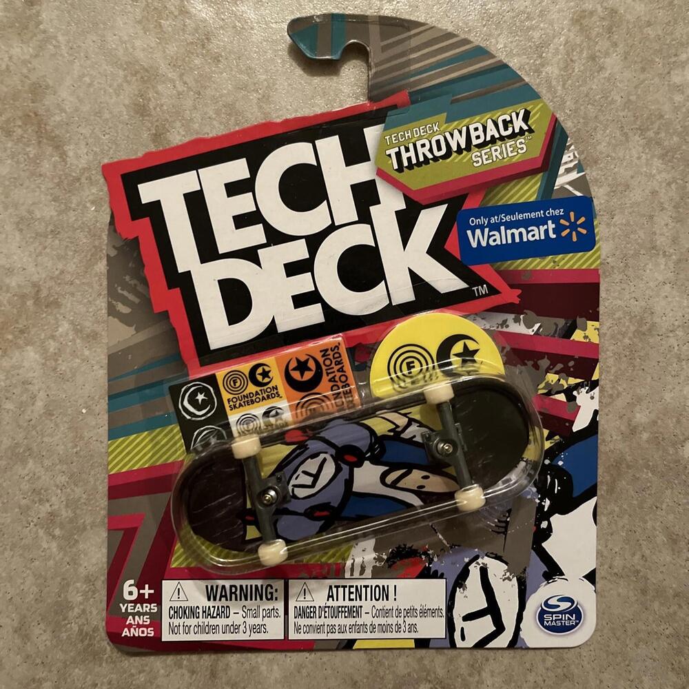 Tech Deck Throwback Series Fingerboard Walmart Exclusive Rare Foundation 2021